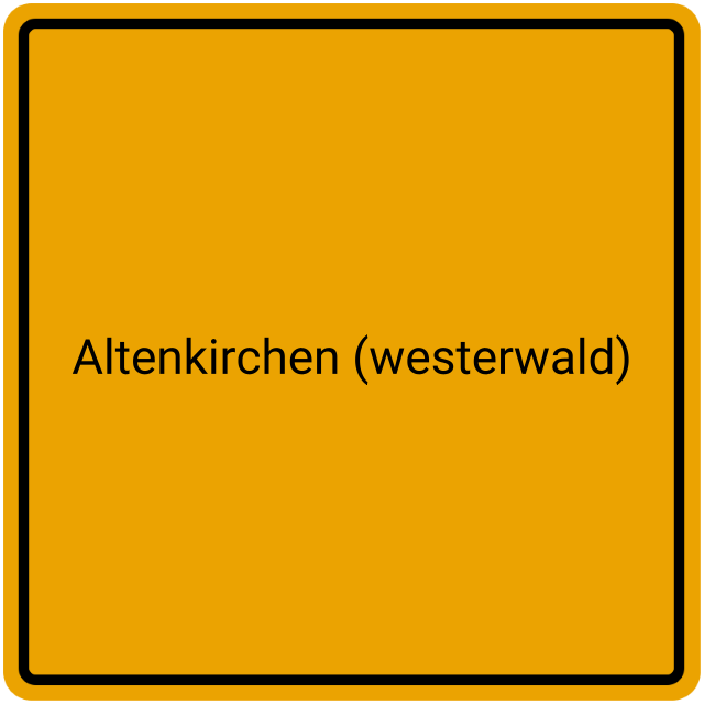 Meldebestätigung Altenkirchen (Westerwald)